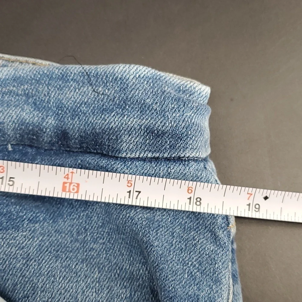 Good American Zara High-Rise Stretch Raw Hem Size 18